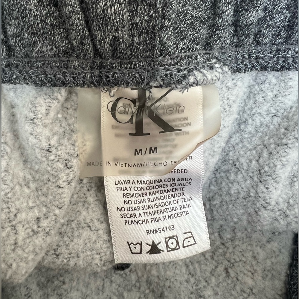 Women’s Calvin Klein Sweatpant Joggers Dark Gray - Medium - Picture 5 of 6